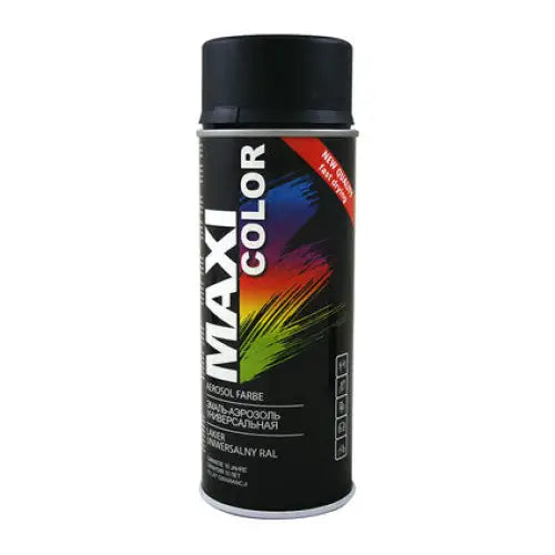 ACRYLIC SPRAY PAINT MATTE 400 ML RAL 9005 MAXI COLOR - Спрей бои<<<Бои за метал и дърво<<<Бои и лакове<<<Praktiker