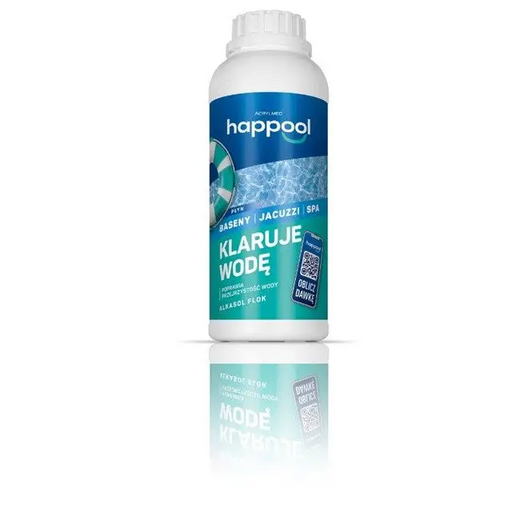 Acrylmed ALKASOL FLOK Liquid for coagulating impurities in swimming pool water 1 litre - Cleaning