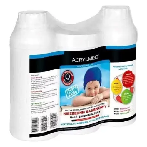 Acrylmed Water care kit - Cleaning agentsCHP-SCZ<<<Professional chemistryCHP<<<ActionPL