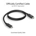 ACT Cable USB-C - USB-C 1 m / USB4 20Gbps 240W certified USB-IF - Кабели за мобилни