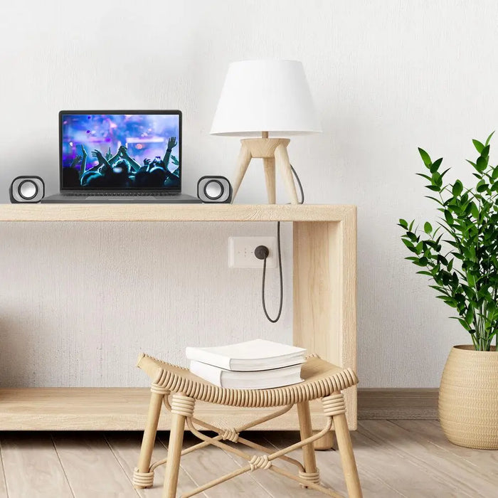 ACT Eminent 2.0 stereo speakers USB power supply 2 x 3W - Звукови системи и тонколони<<<Компютърна периферия<<<ValiAPI