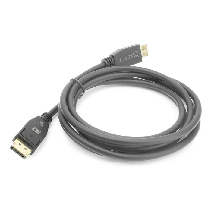 ACT Cable Display port 2.1 male-male, 8K@60Hz, 4k@240Hz, 3m, black