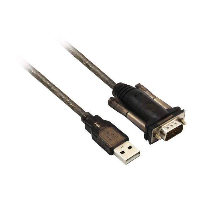 Converter cable ACT Ewent AC6000, USB-A male - Serial port D-sub 9-pin male, 1.5 m, Black
