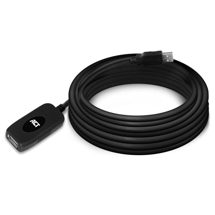 Cable ACT AC6005 USB-A male - female, 5.0 m
