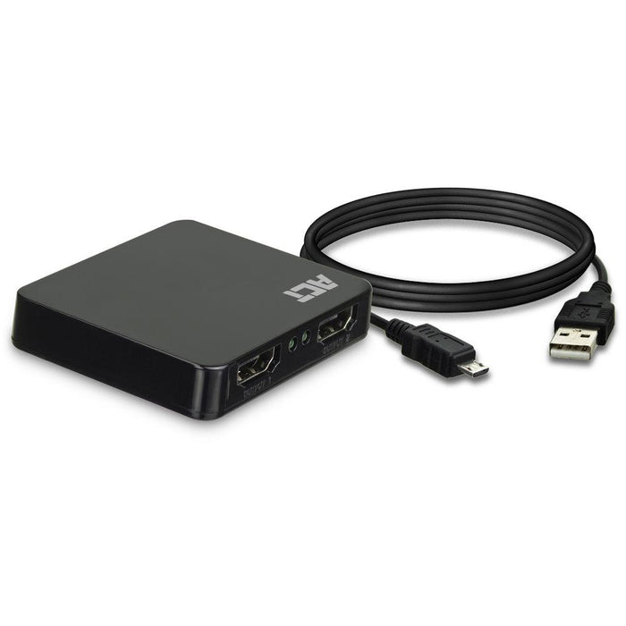 HDMI Splitter ACT AC7835, 1/2, 4K@30Hz, USB, Black