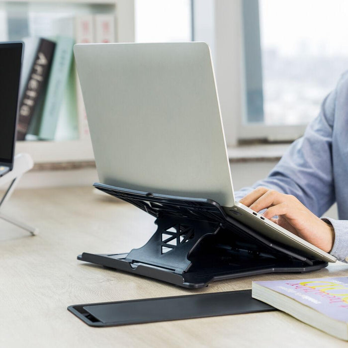 Foldable lightweight laptop stand ACT AC8150, 7 positions, Black