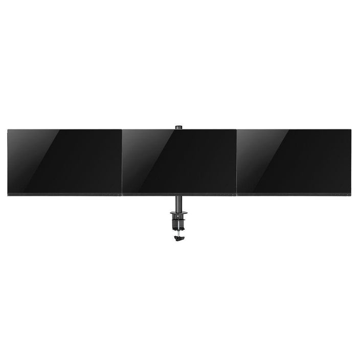 Stand for 3 monitors ACT AC8303, For desk, Adjustable, 27", 21 kg, Black