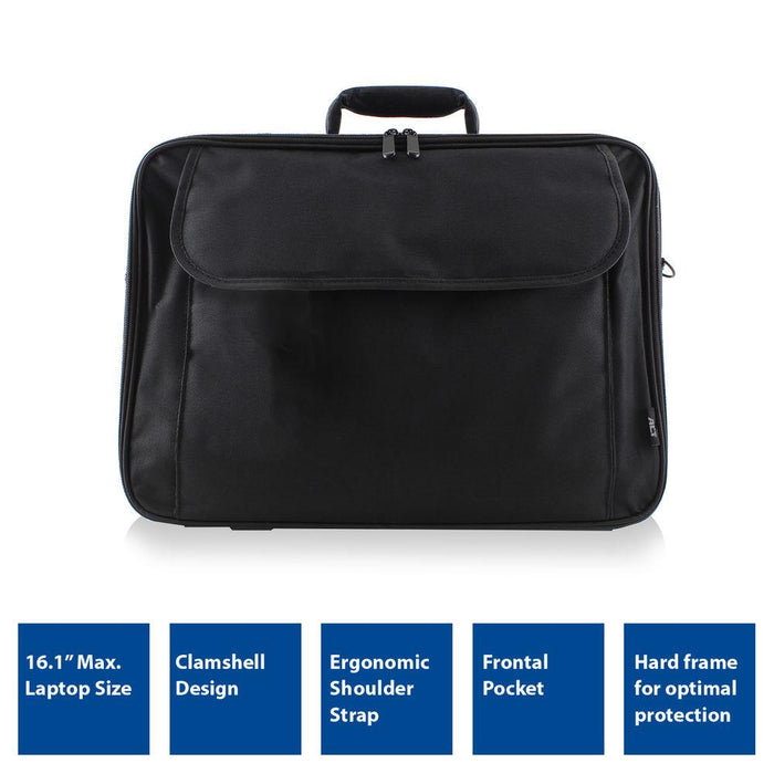 ACT Metro Laptop Bag, 16.1", Black