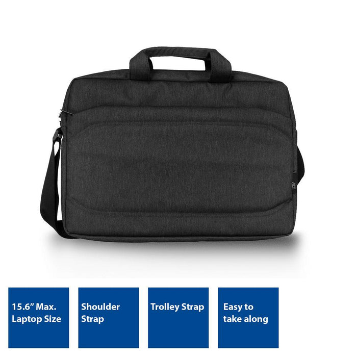 ACT Metro Laptop Bag, 15.6", Black