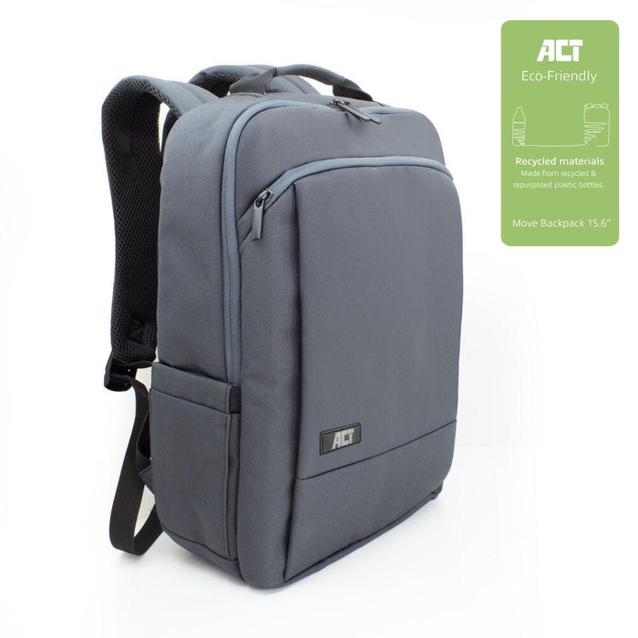 Laptop backpack ACT AC8560, up to 15.6 inch, Gray
