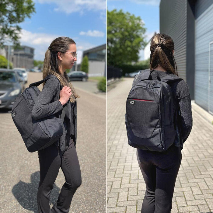 ACT Suburb 15.6" laptop backpack made from recycled plastic bottles
