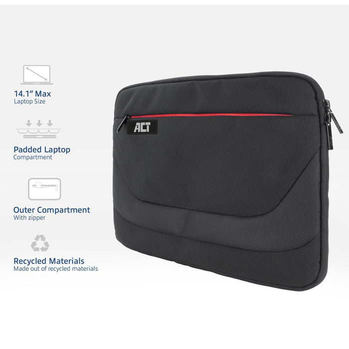 ACT Suburb 14.1" laptop case made from recycled plastic bottles