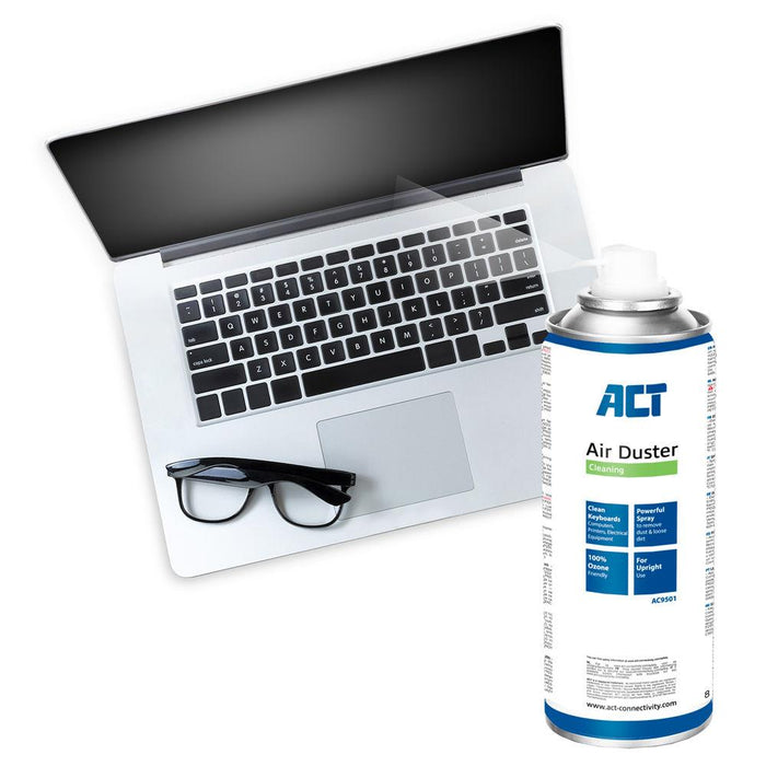 Air spray ACT AC9501, For keyboards, LCD, TV monitors, 400 ml.