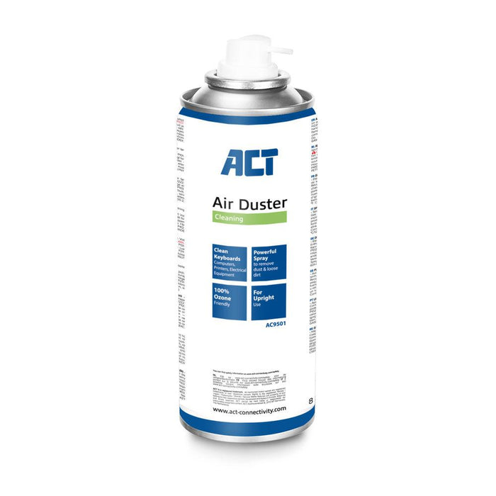 Air spray ACT AC9501, For keyboards, LCD, TV monitors, 400 ml.
