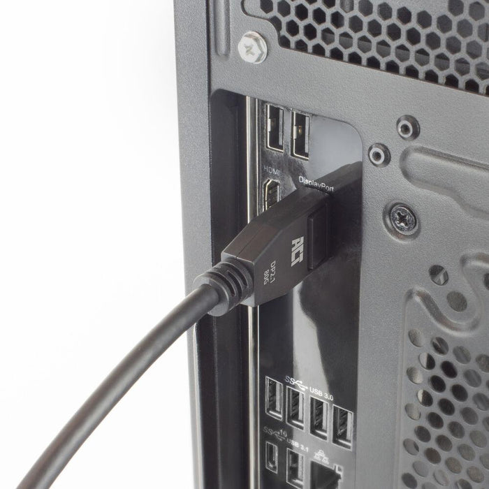 ACT Cable Display port 2.1 male-male, 8K@60Hz, 4k@240Hz, 3m, black