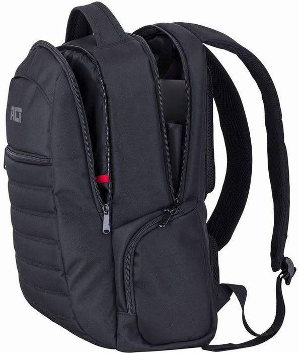 Laptop backpack ACT AC8535, up to 17.3 inch, Black
