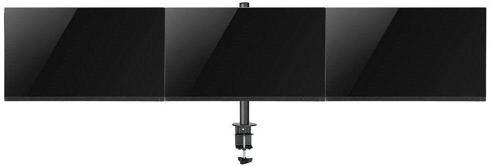 Stand for 3 monitors ACT AC8303, For desk, Adjustable, 27", 21 kg, Black