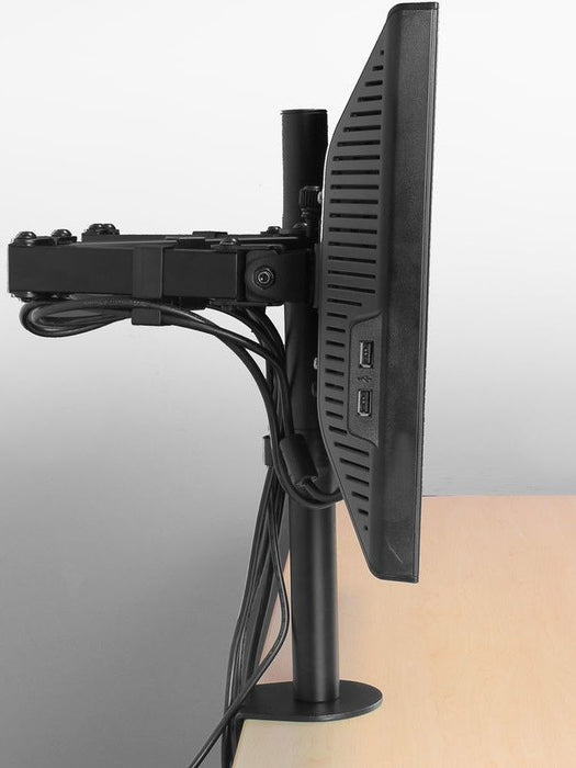 ACT AC8301 Desk Monitor Stand, Adjustable, 10" - 35", 8 kg, Black