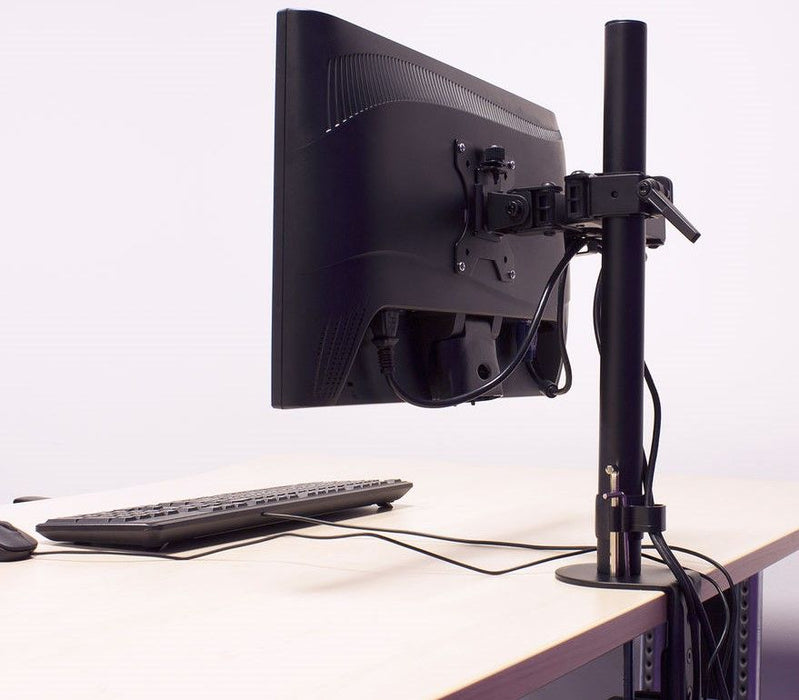 ACT AC8301 Desk Monitor Stand, Adjustable, 10" - 35", 8 kg, Black