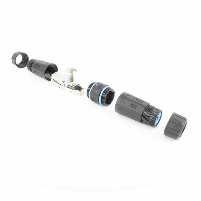Network connector ACT CAT6A, Outdoor IP68, CAT-6, 1 Gbit/s