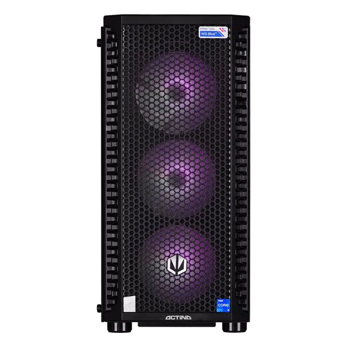Actina 5901443329237 PC 5500 Midi Tower AMD Ryzen™ 5 16 GB DDR4-SDRAM 500 GB SSD Black - Gaming Actina