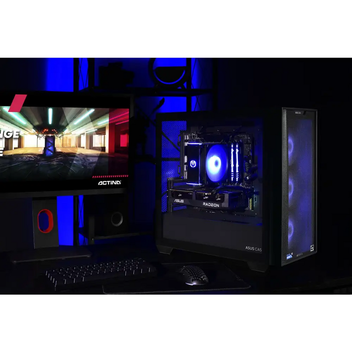 Actina 5901443335887 PC AMD Ryzen™ 5 3600 16 GB DDR4-SDRAM 1 TB SSD AMD Radeon RX 6600 Mini Tower Black - Gaming Actina