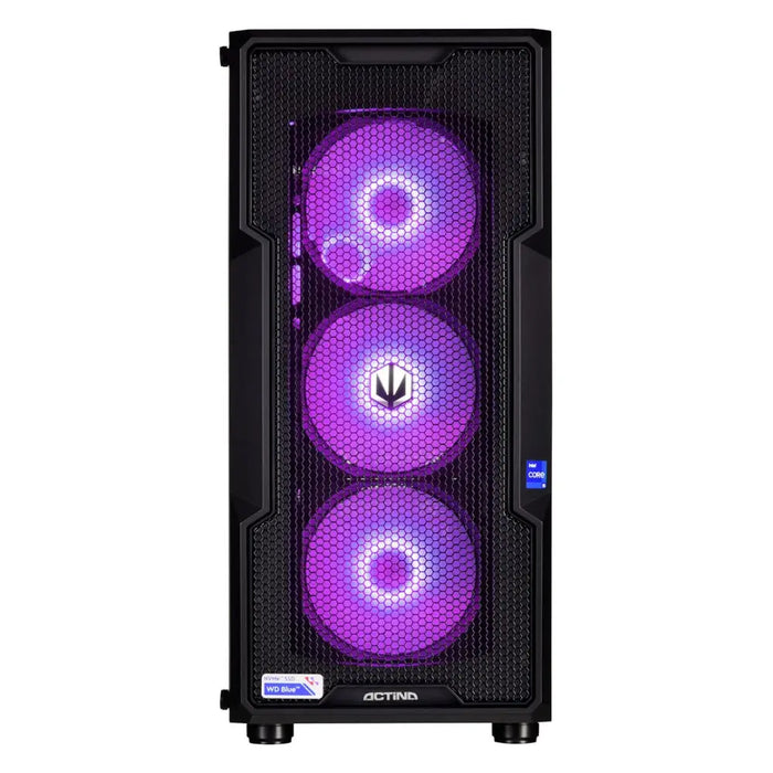 Actina 5901443337645 PC AMD Ryzen™ 5 7600 32 GB DDR5-SDRAM 1 TB SSD AMD Radeon RX 7800 XT Midi Tower Black - Gaming