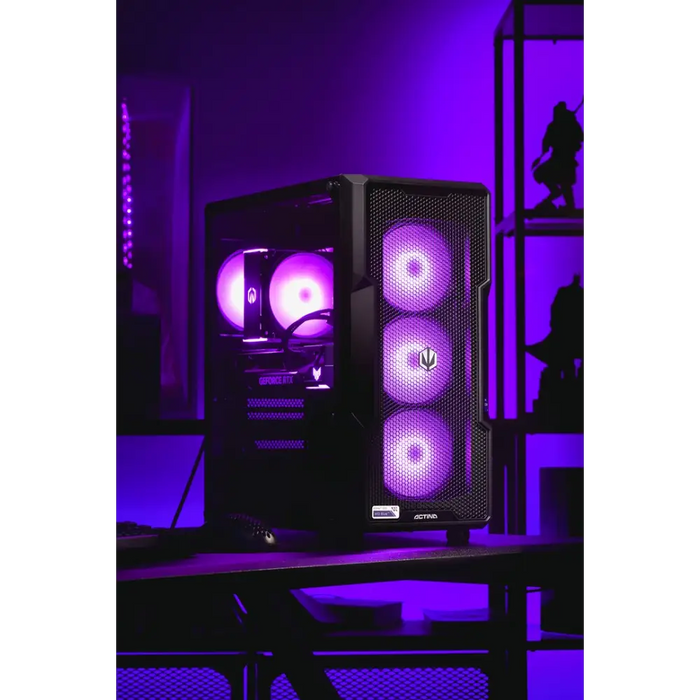 Actina 5901443337645 PC AMD Ryzen™ 5 7600 32 GB DDR5-SDRAM 1 TB SSD AMD Radeon RX 7800 XT Midi Tower Black - Gaming