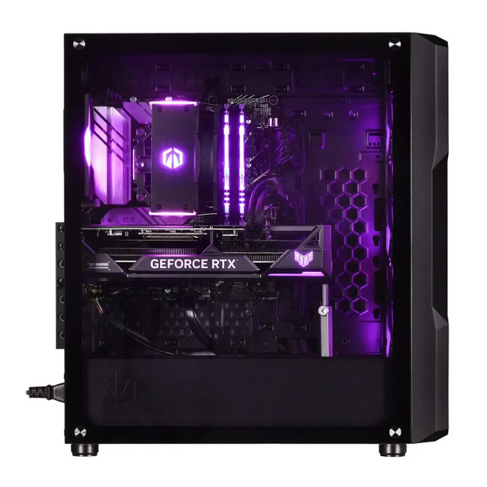 Actina 5901443337645 PC AMD Ryzen™ 5 7600 32 GB DDR5-SDRAM 1 TB SSD AMD Radeon RX 7800 XT Midi Tower Black - Gaming