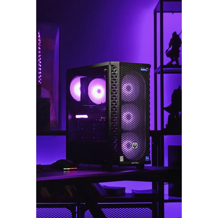 Actina 5901443382683 PC AMD Ryzen™ 5 5600X 32 GB DDR4-SDRAM 1 TB SSD AMD Radeon RX 6600 Midi Tower Black - Gaming