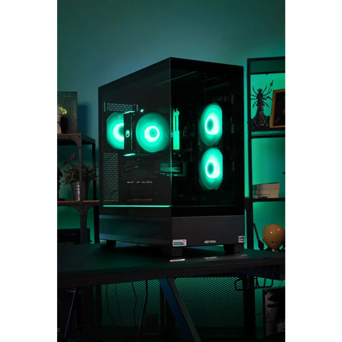 Actina 5901443383628 PC AMD Ryzen™ 5 5600X 32 GB DDR4-SDRAM 1 TB SSD AMD Radeon RX 6600 Midi Tower Black - Gaming