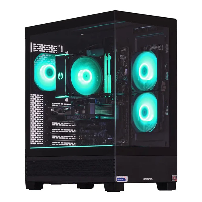 Actina 5901443383628 PC AMD Ryzen™ 5 5600X 32 GB DDR4-SDRAM 1 TB SSD AMD Radeon RX 6600 Midi Tower Black - Gaming