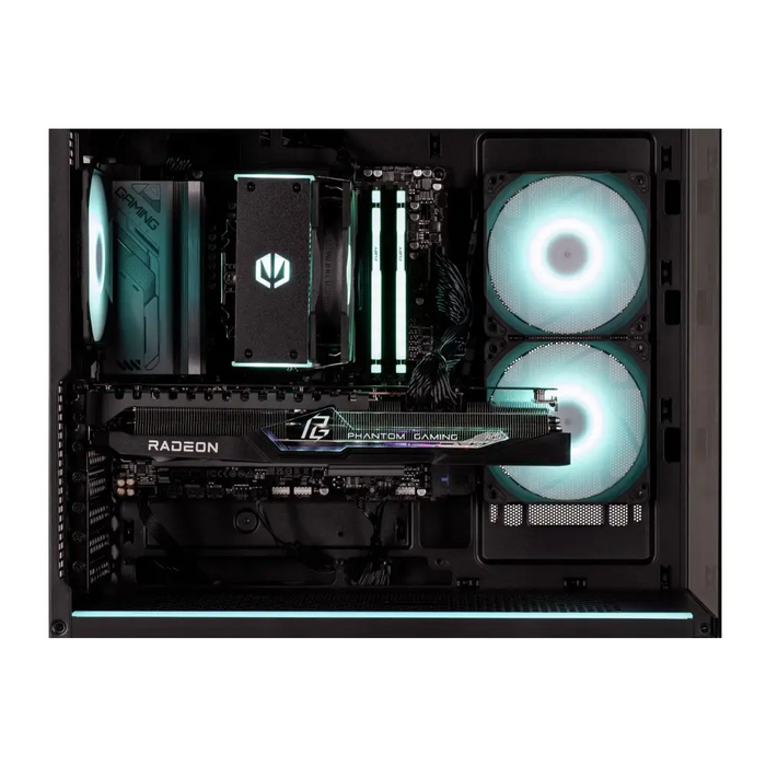 Actina 5901443387138 PC AMD Ryzen™ 5 7600 32 GB DDR5-SDRAM 1 TB SSD AMD Radeon RX 7700 XT Midi Tower Black - Gaming