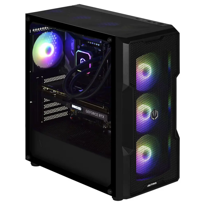 Actina 5901443409939 PC AMD Ryzen™ 9 9900X 32 GB DDR5-SDRAM 2 TB SSD AMD Radeon RX 7900 XTX Midi Tower Black - Gaming