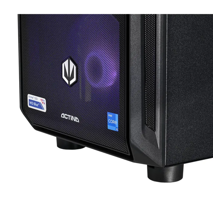 Actina 5901443410263 PC Intel® Core™ i5 i5-12600K 32 GB DDR5-SDRAM 1 TB SSD Intel Arc B580 Midi Tower Black - Gaming