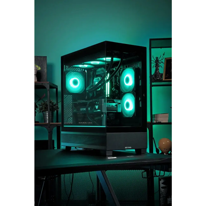 Actina 5901443417088 PC AMD Ryzen™ 7 7700X 32 GB DDR5-SDRAM 1 TB SSD AMD Radeon RX 9070 XT Midi Tower Black - Gaming