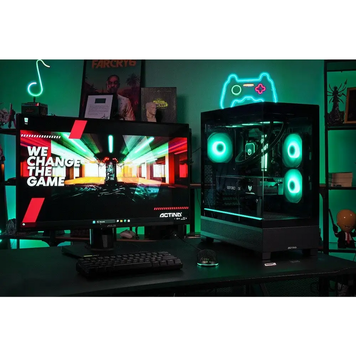 Actina 5901443417163 PC AMD Ryzen™ 7 7800X3D 32 GB DDR5-SDRAM 1 TB SSD AMD Radeon RX 9070 XT Windows 11 Home Midi Tower