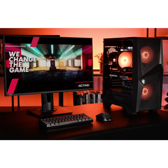 Actina 5901443421610 PC AMD Ryzen™ 7 8700F 32 GB DDR5-SDRAM 1 TB SSD NVIDIA GeForce RTX 5060 Midi Tower Black - Gaming