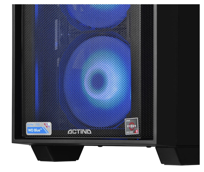 Actina 5901443335832 PC AMD Ryzen™ 5 5600 16 GB DDR4-SDRAM 1 TB SSD AMD Radeon RX 7600 Mini Tower Black