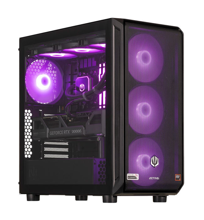 Actina 5901443411895 PC AMD Ryzen™ 7 9800X3D 32 GB DDR5-SDRAM 2 TB SSD NVIDIA GeForce RTX 5080 Midi Tower Black