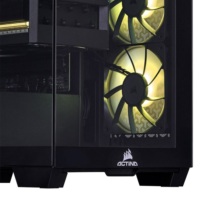 Actina 5901443413738 PC AMD Ryzen™ 7 7800X3D 32 GB DDR5-SDRAM 2 TB SSD NVIDIA GeForce RTX 5070 Ti Midi Tower Black