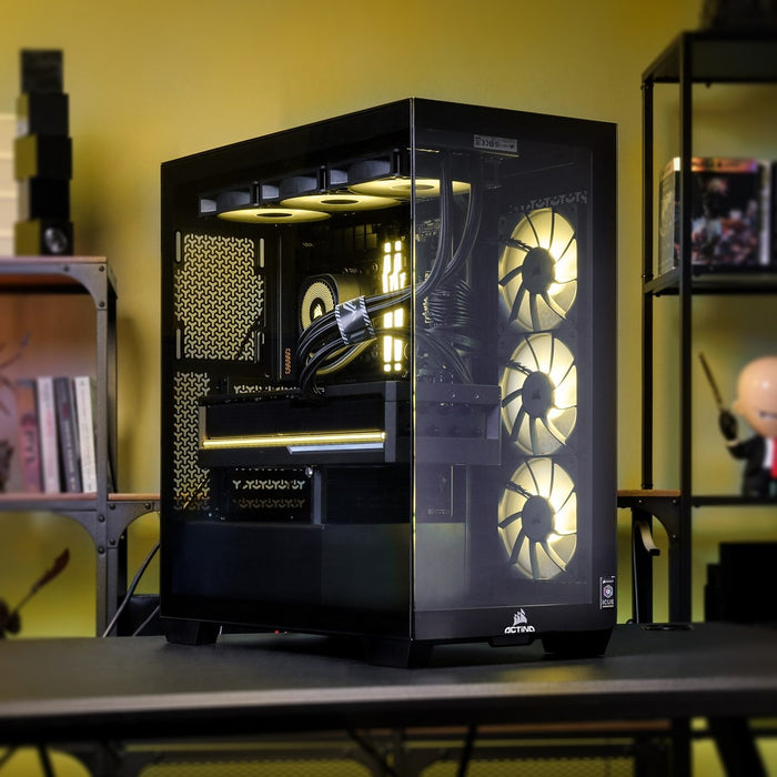 Actina 5901443413738 PC AMD Ryzen™ 7 7800X3D 32 GB DDR5-SDRAM 2 TB SSD NVIDIA GeForce RTX 5070 Ti Midi Tower Black