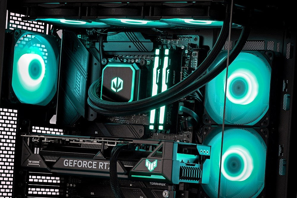 Actina 5901443416548 PC AMD Ryzen™ 7 7800X3D 32 GB DDR5-SDRAM 2 TB SSD NVIDIA GeForce RTX 5080 Midi Tower Black