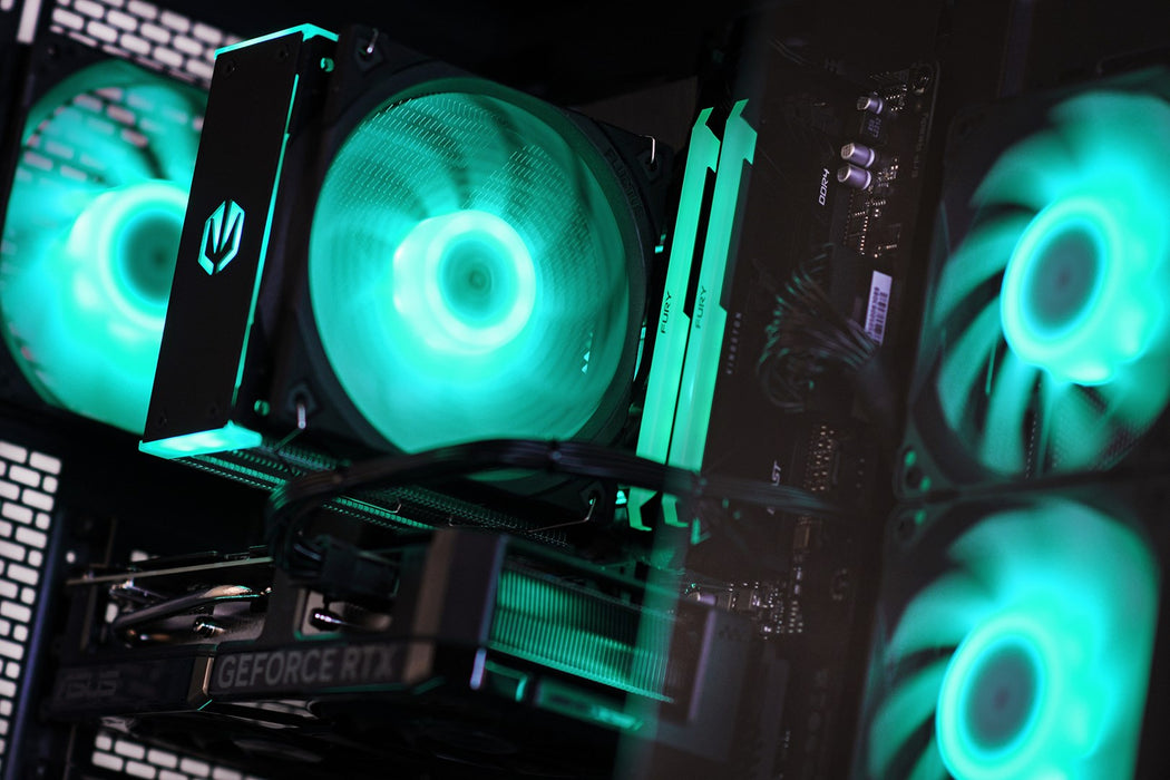 Actina 5901443417002 PC AMD Ryzen™ 7 7700 32 GB DDR5-SDRAM 1 TB SSD AMD Radeon RX 9070 Midi Tower Black