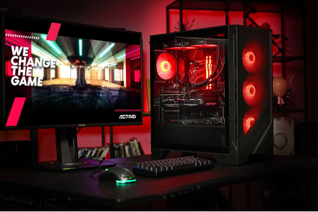 Actina 5901443421498 PC Intel Core Ultra 7 265KF 32 GB DDR5-SDRAM 2 TB SSD NVIDIA GeForce RTX 5070 Midi Tower Black
