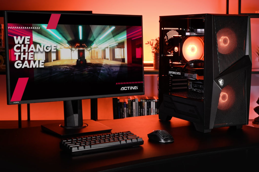 Actina 5901443421573 PC AMD Ryzen™ 5 7600X 32 GB DDR5-SDRAM 1 TB SSD NVIDIA GeForce RTX 5070 Midi Tower Black