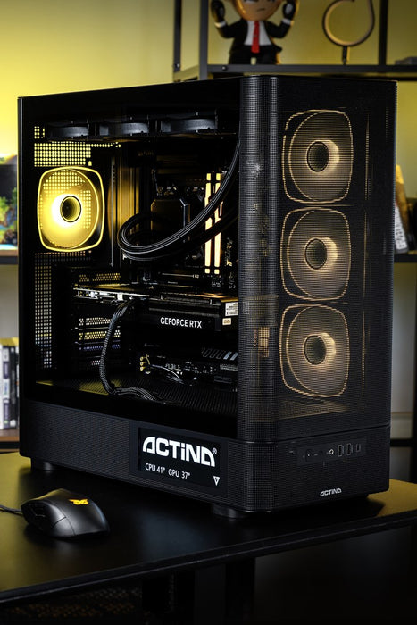 Actina 5901443440246 PC AMD Ryzen™ 9 9900X3D 32 GB DDR5-SDRAM 1 TB SSD NVIDIA GeForce RTX 5070 Ti Windows 11 Home Midi Tower Black