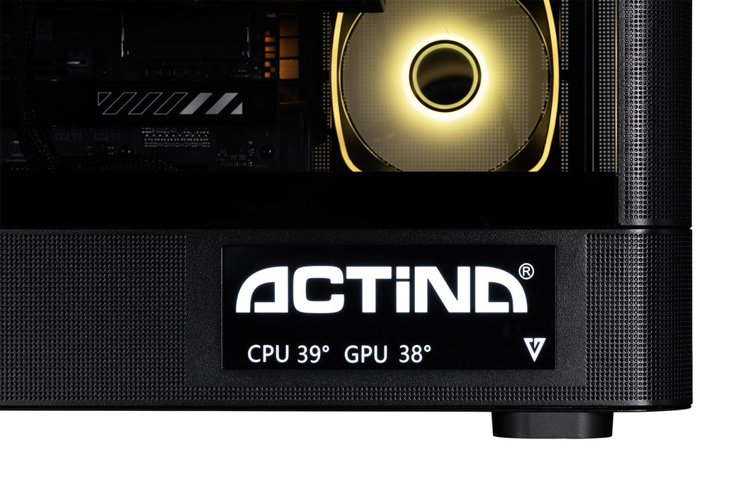 Actina 5901443440253 PC AMD Ryzen™ 9 9950X3D 32 GB DDR5-SDRAM 2 TB SSD NVIDIA GeForce RTX 5080 Windows 11 Home Midi Tower Black