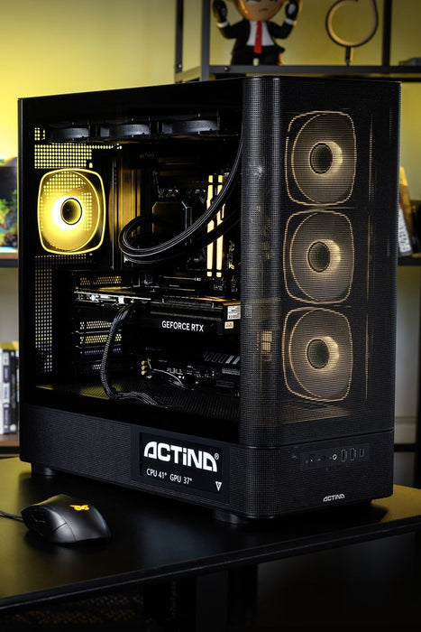 Actina 5901443440260 PC AMD Ryzen™ 7 9850X3D 32 GB DDR5-SDRAM 2 TB SSD NVIDIA GeForce RTX 5090 Windows 11 Home Midi Tower Black