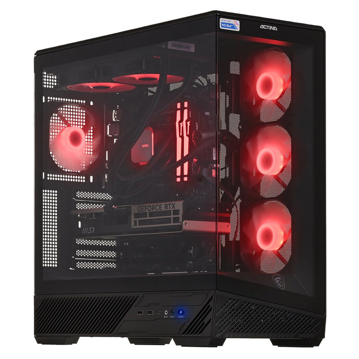 Actina 5901443440307 PC AMD Ryzen™ 7 7800X3D 32 GB DDR5-SDRAM 1 TB SSD NVIDIA GeForce RTX 5070 Midi Tower Black